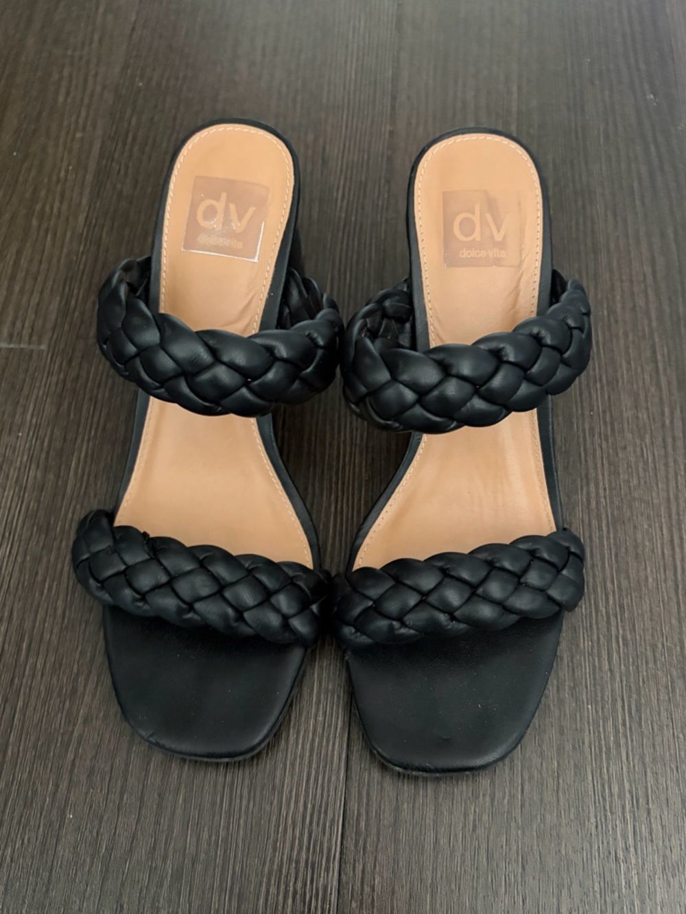 Black Summer Heel Sandals